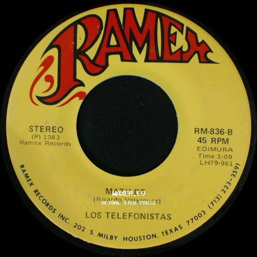 Los Telefonistas - Matilde / Te Amare Vida Mia side A