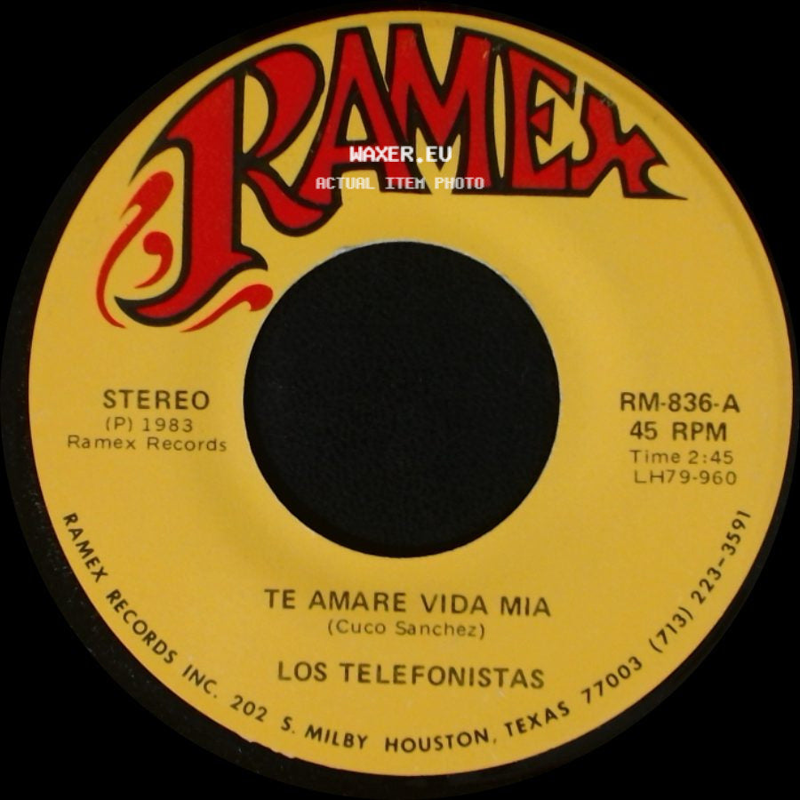 Los Telefonistas - Matilde / Te Amare Vida Mia side B
