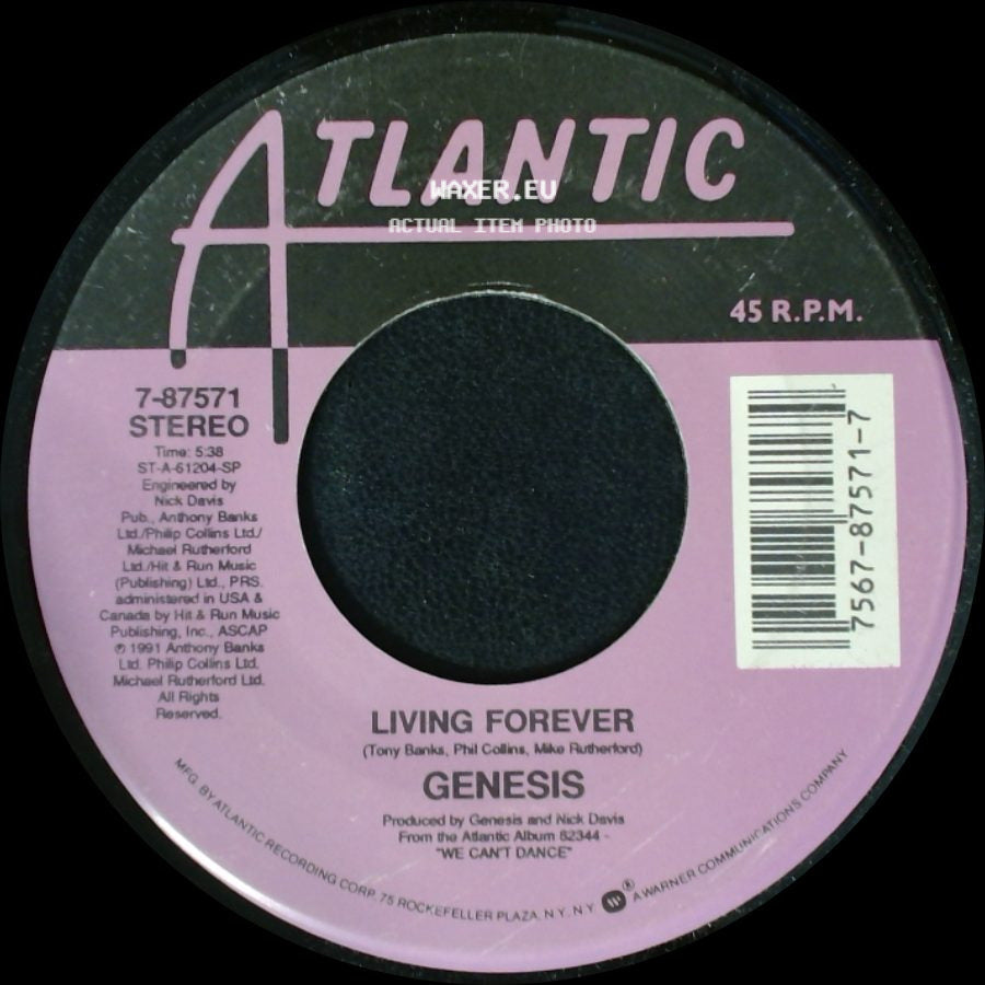Genesis - Living Forever / No Son Of Mine side A