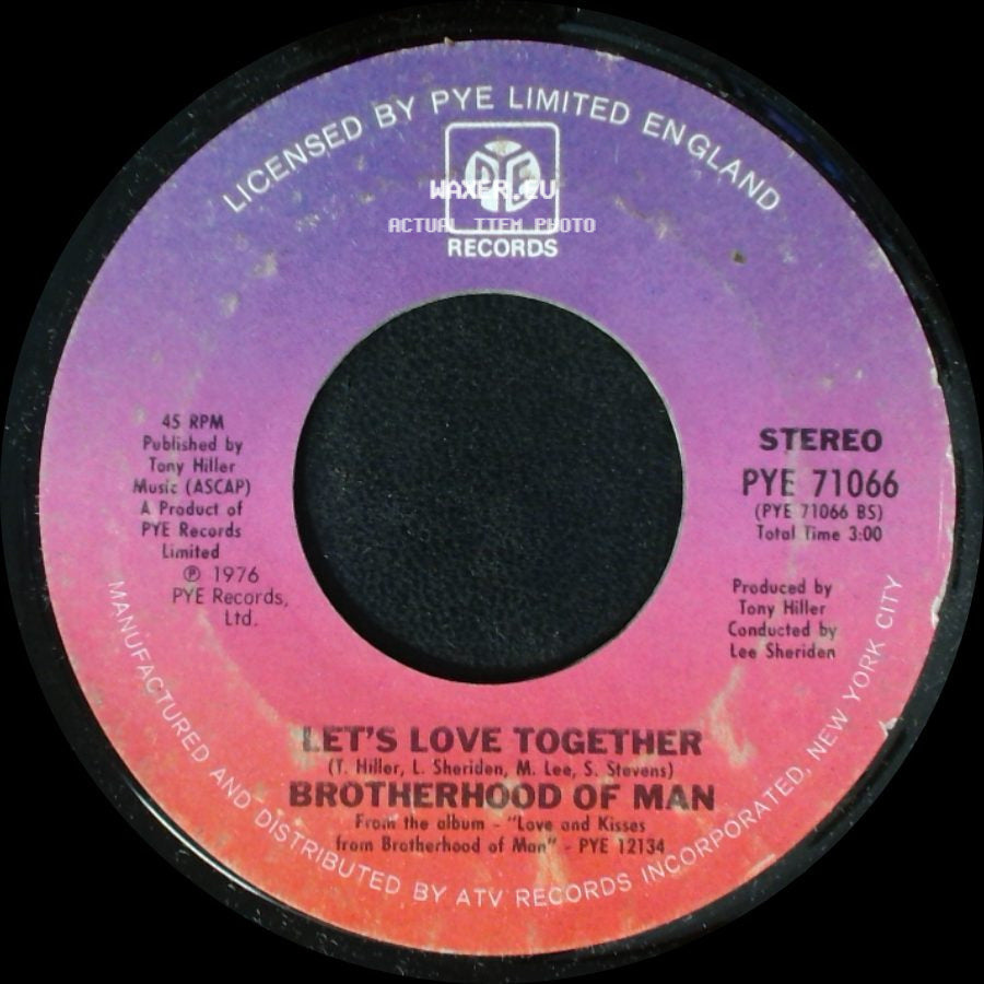 Brotherhood Of Man - Let's Love Together / Save Your Kisses For Me side A