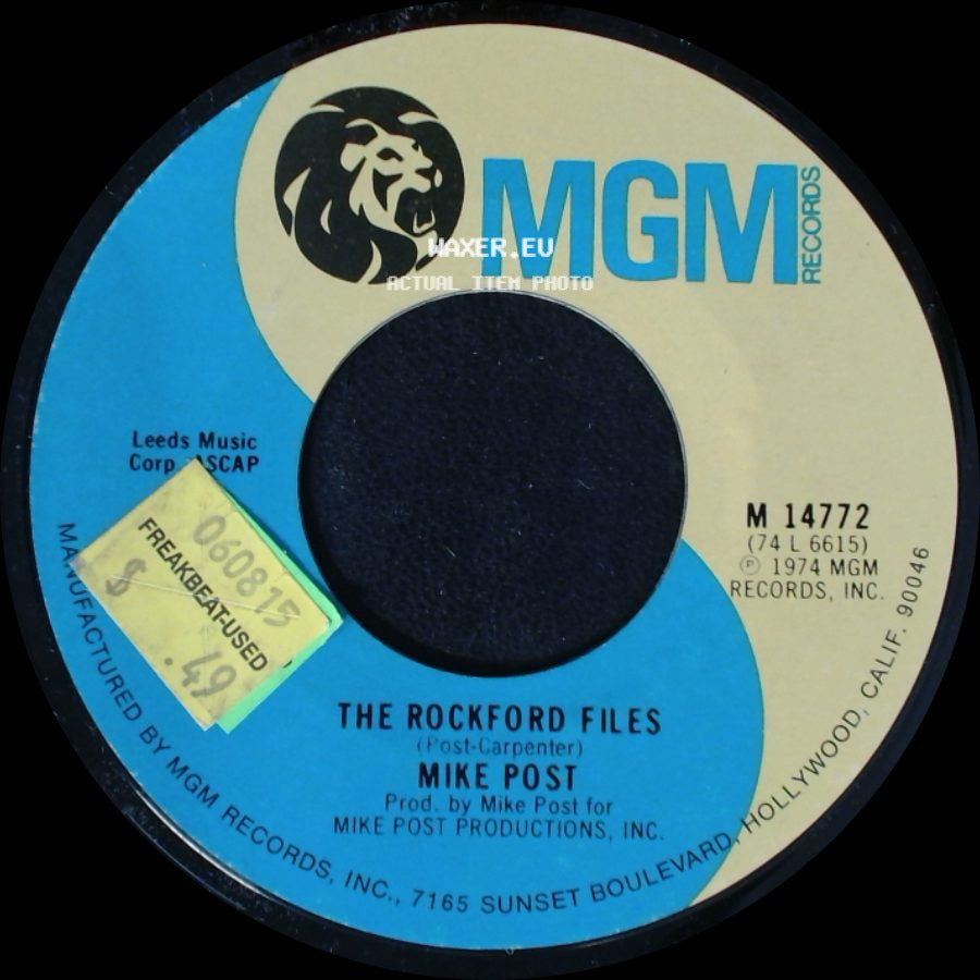 Mike Post - Dixie Lullabye / The Rockford Files side B