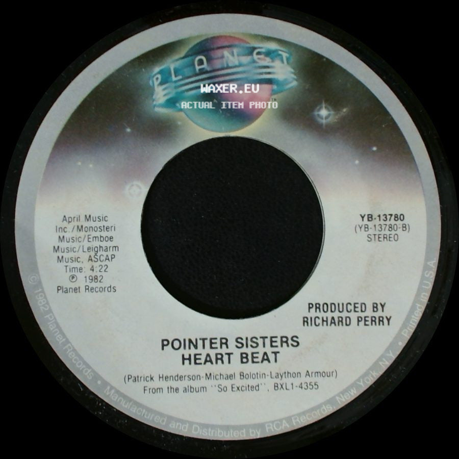 Pointer Sisters - Heart Beat / Jump (For My Love) side A