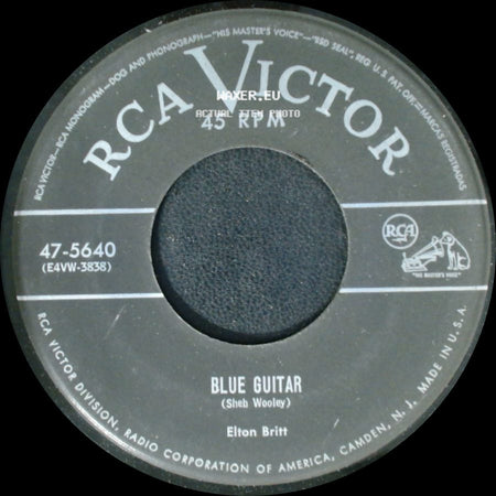 Elton Britt - Blue Guitar / Nuevo Laredo side A