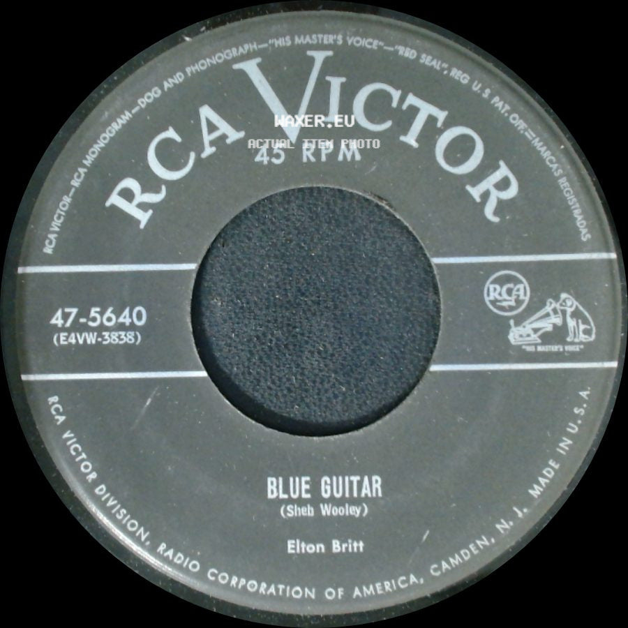 Elton Britt - Blue Guitar / Nuevo Laredo side A