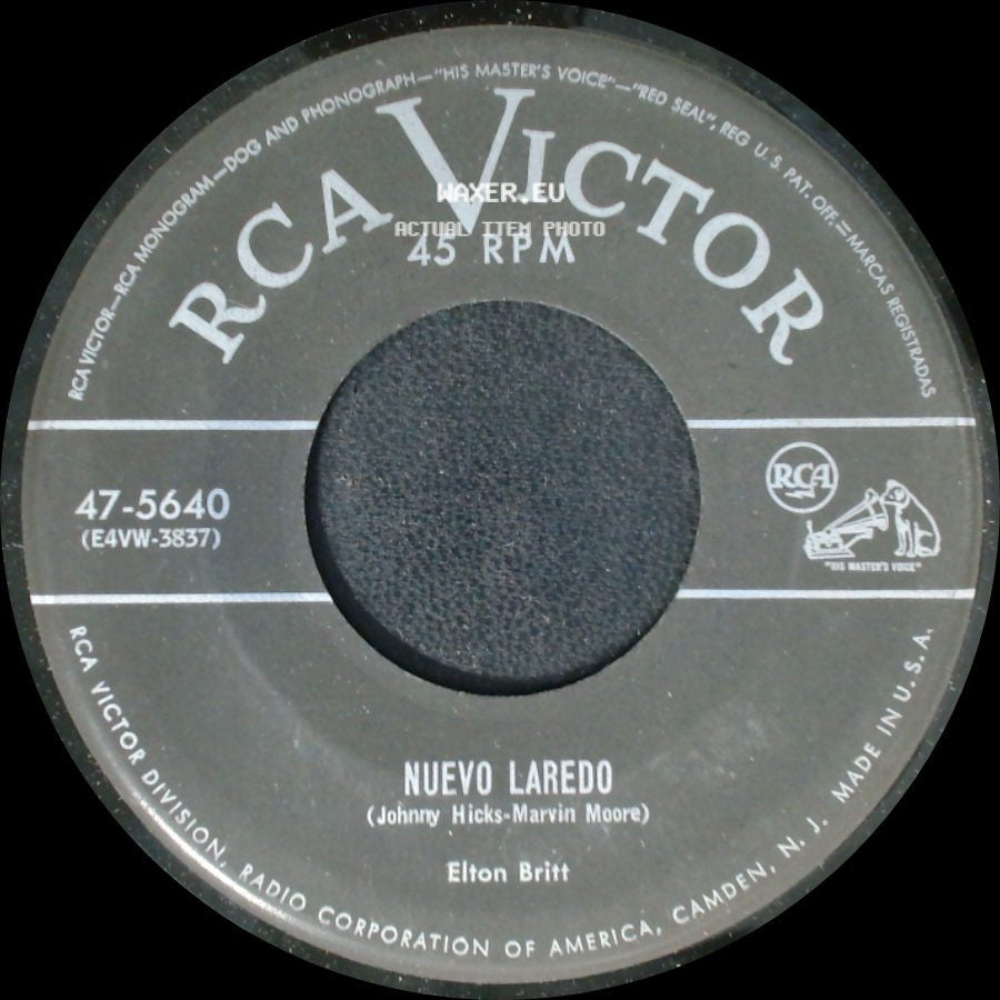Elton Britt - Blue Guitar / Nuevo Laredo side B