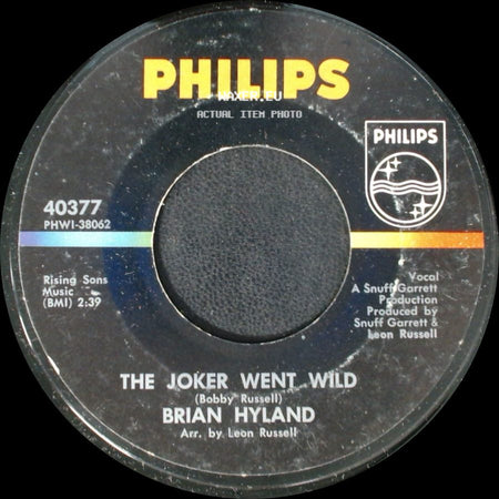 Brian Hyland - The Joker Went Wild / I Can Hear The Rain side A