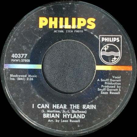 Brian Hyland - The Joker Went Wild / I Can Hear The Rain side B
