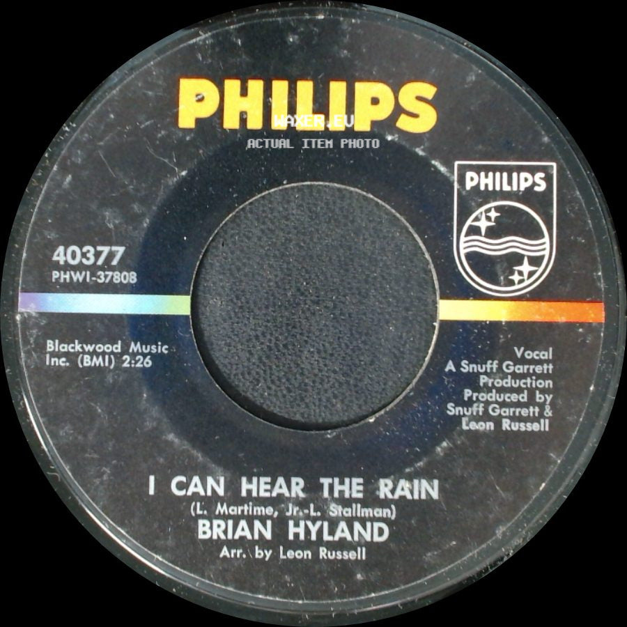 Brian Hyland - The Joker Went Wild / I Can Hear The Rain side B