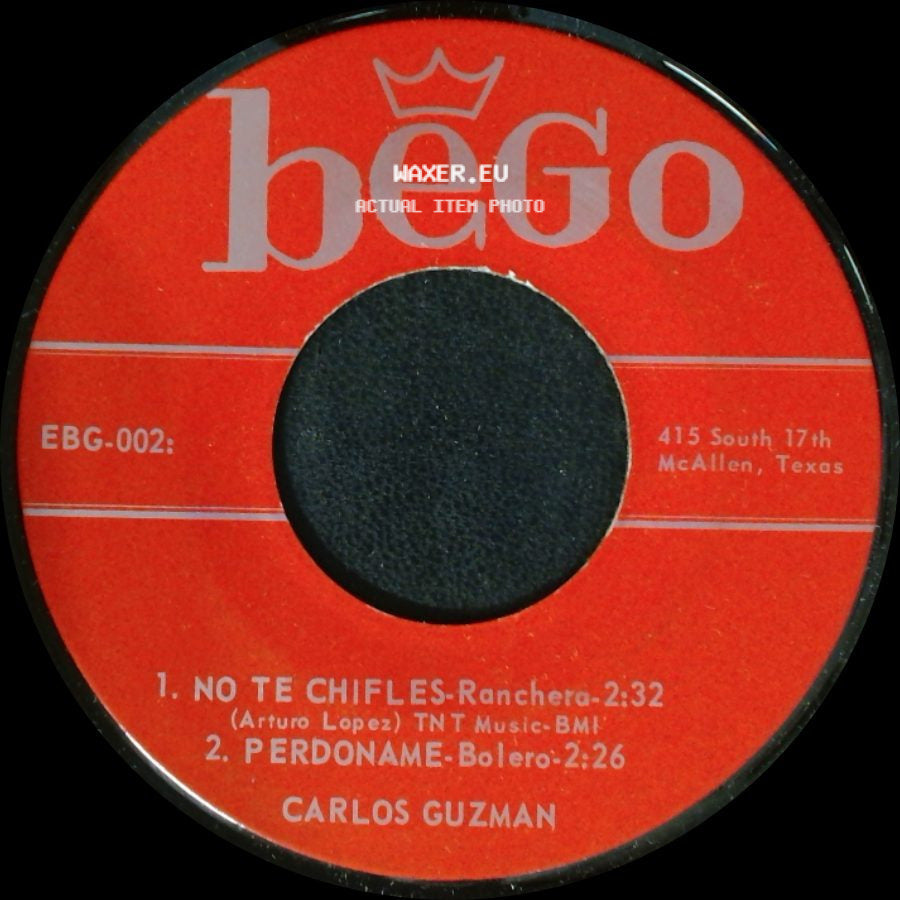 Carlos Guzman - Unknown Title A / Unknown Title B side A