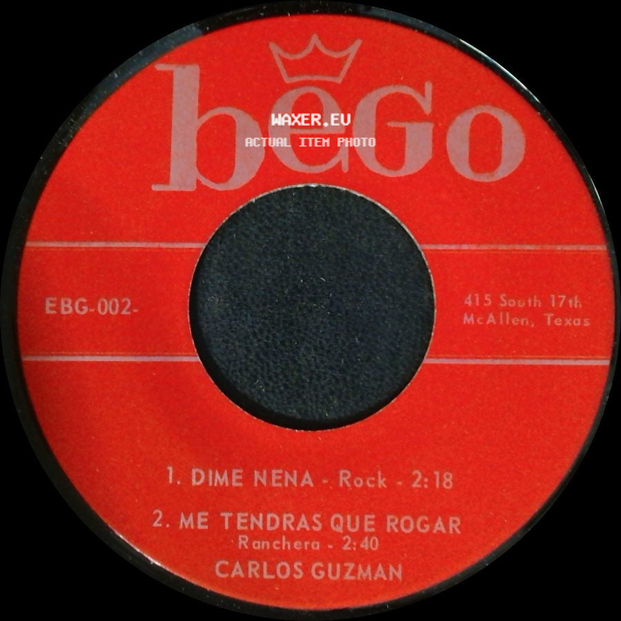Carlos Guzman - Unknown Title A / Unknown Title B side B