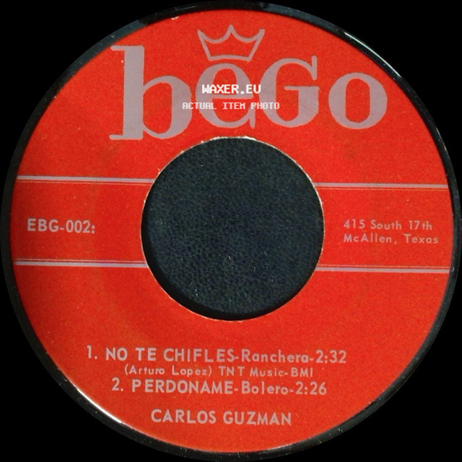 Carlos Guzman - Unknown Title A / Unknown Title B side A