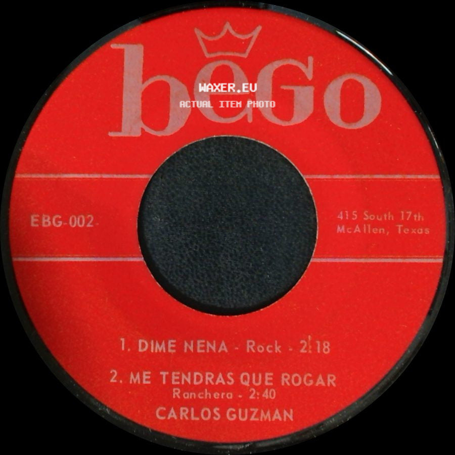Carlos Guzman - Unknown Title A / Unknown Title B side B