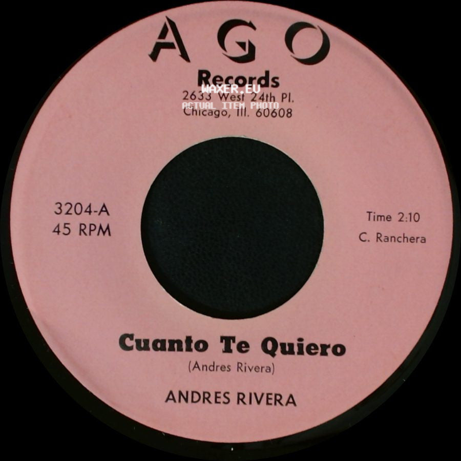 Andres Rivera - Un Engaño Mas / Cuanto Te Quiero side B