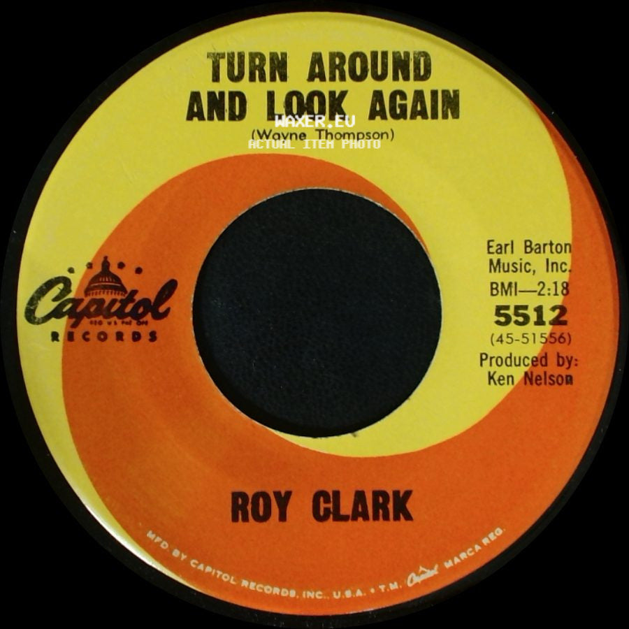 Roy Clark - So Much To Remember / Turn Around And Look Again side B