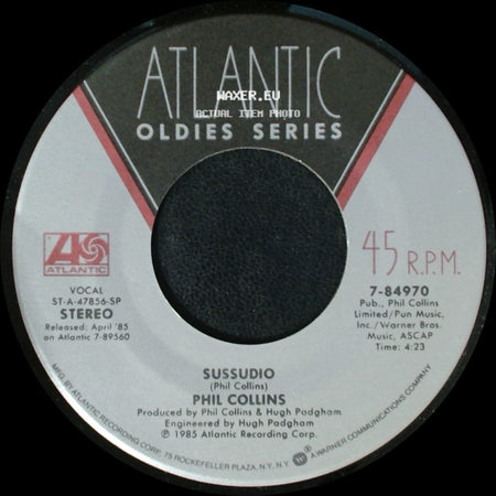 Phil Collins - Don't Lose My Number / Sussudio side B