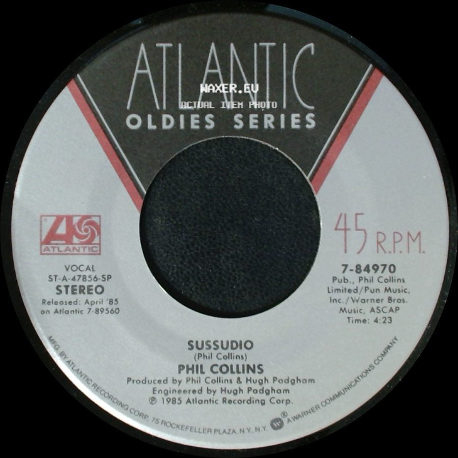 Phil Collins - Don't Lose My Number / Sussudio side B
