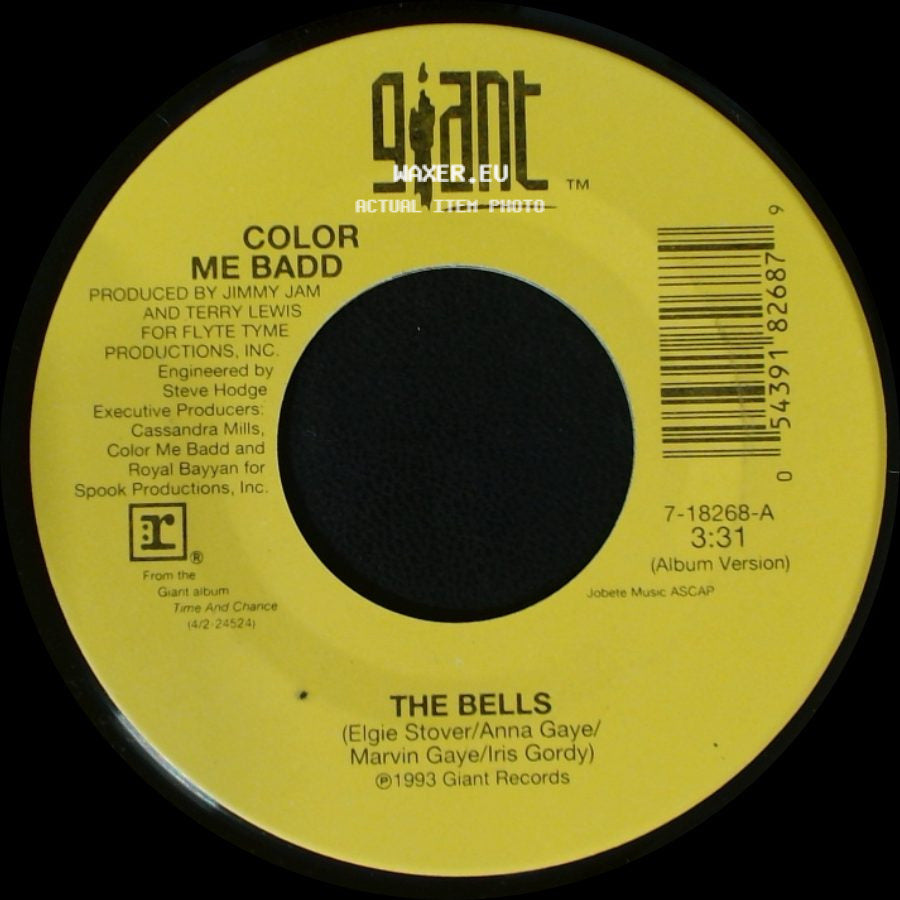 Color Me Badd - The Bells / The Bells side B
