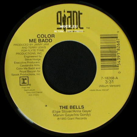 Color Me Badd - The Bells / The Bells side B
