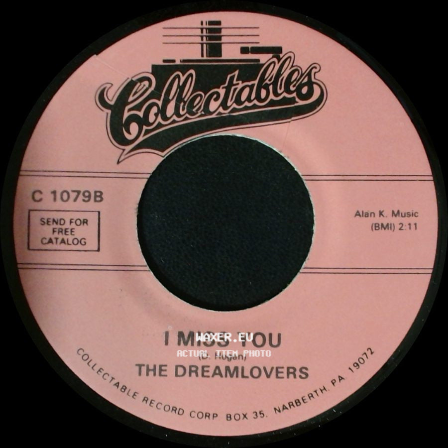 The Dreamlovers - I Miss You / If I Should Lose You side A