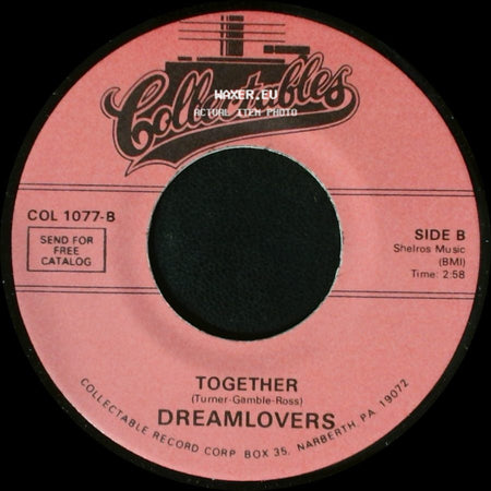 Dreamlovers - Amazons And Coyotees / Together side B