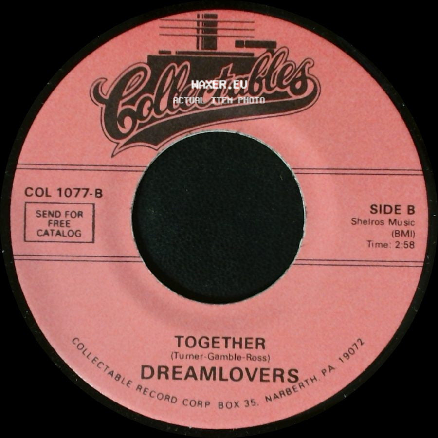Dreamlovers - Amazons And Coyotees / Together side B