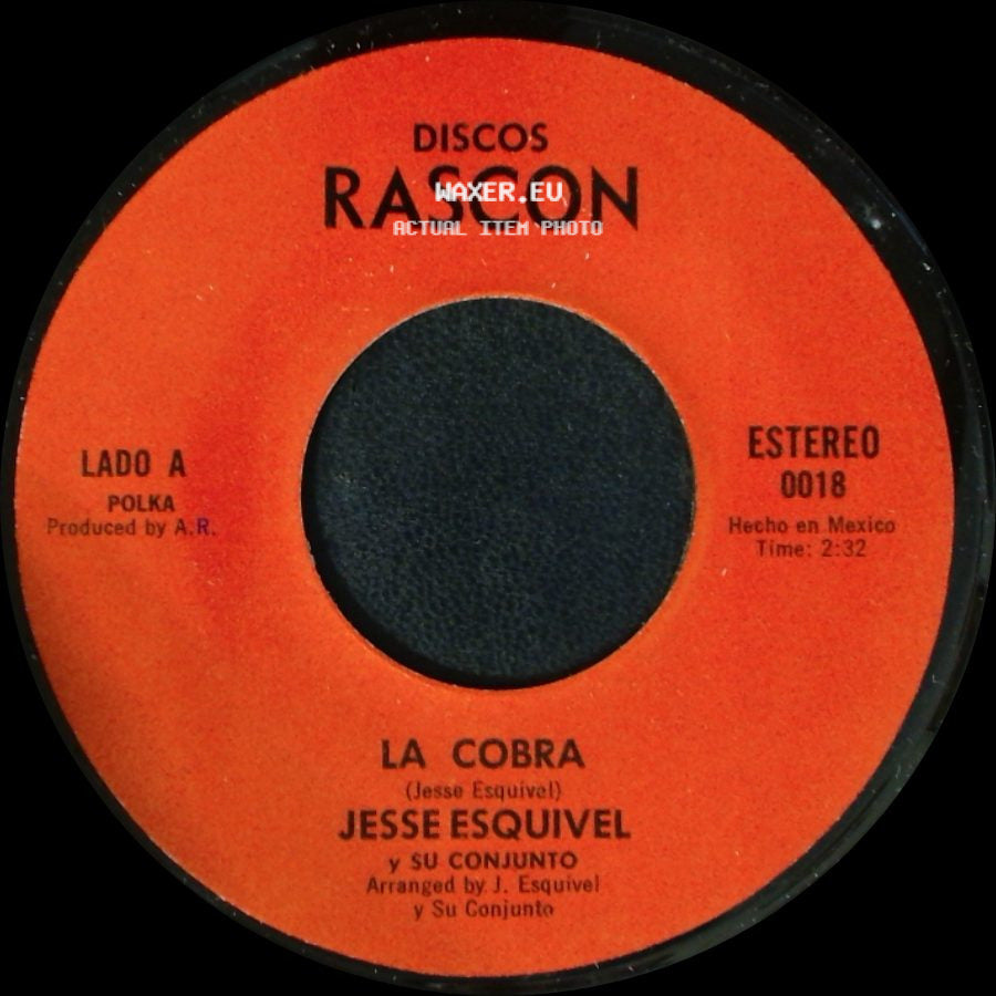 Jesse Esquivel Y Su Conjunto / Lalo Estrada - La Cobra / Me Gusto Estar Contigo side A