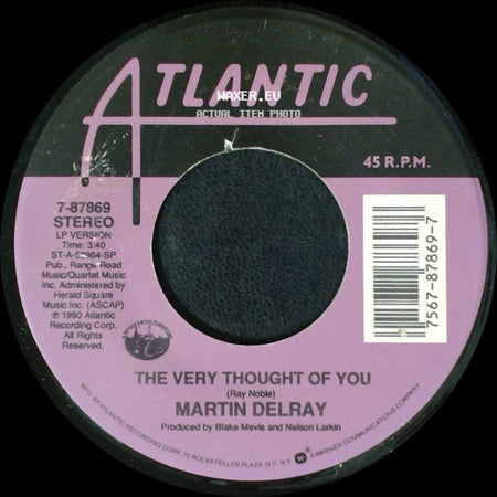 Martin Delray - The Very Thought Of You / Get Rhythm side A