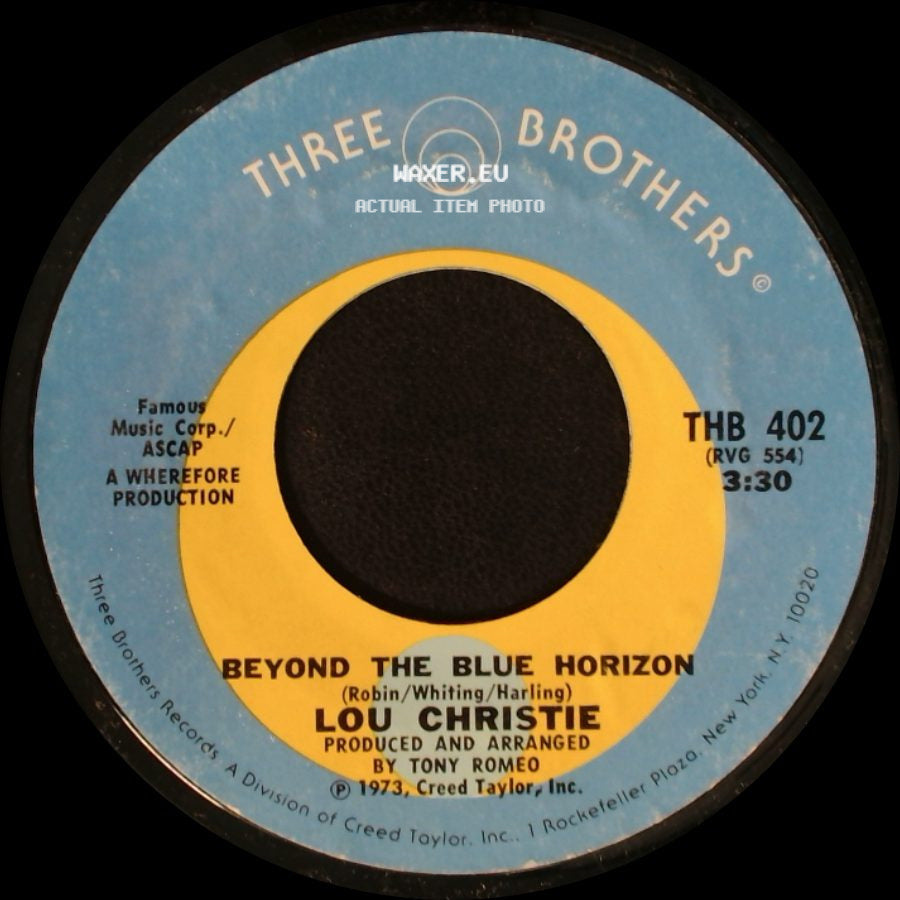 Lou Christie - Beyond The Blue Horizon / Saddle The Wind side A