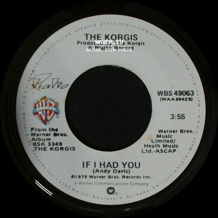 The Korgis - If I Had You / Chinese Girl side A