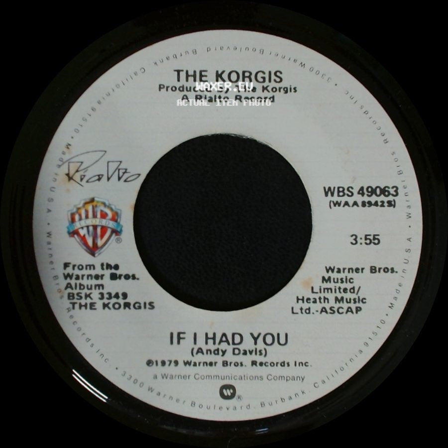 The Korgis - If I Had You / Chinese Girl side A