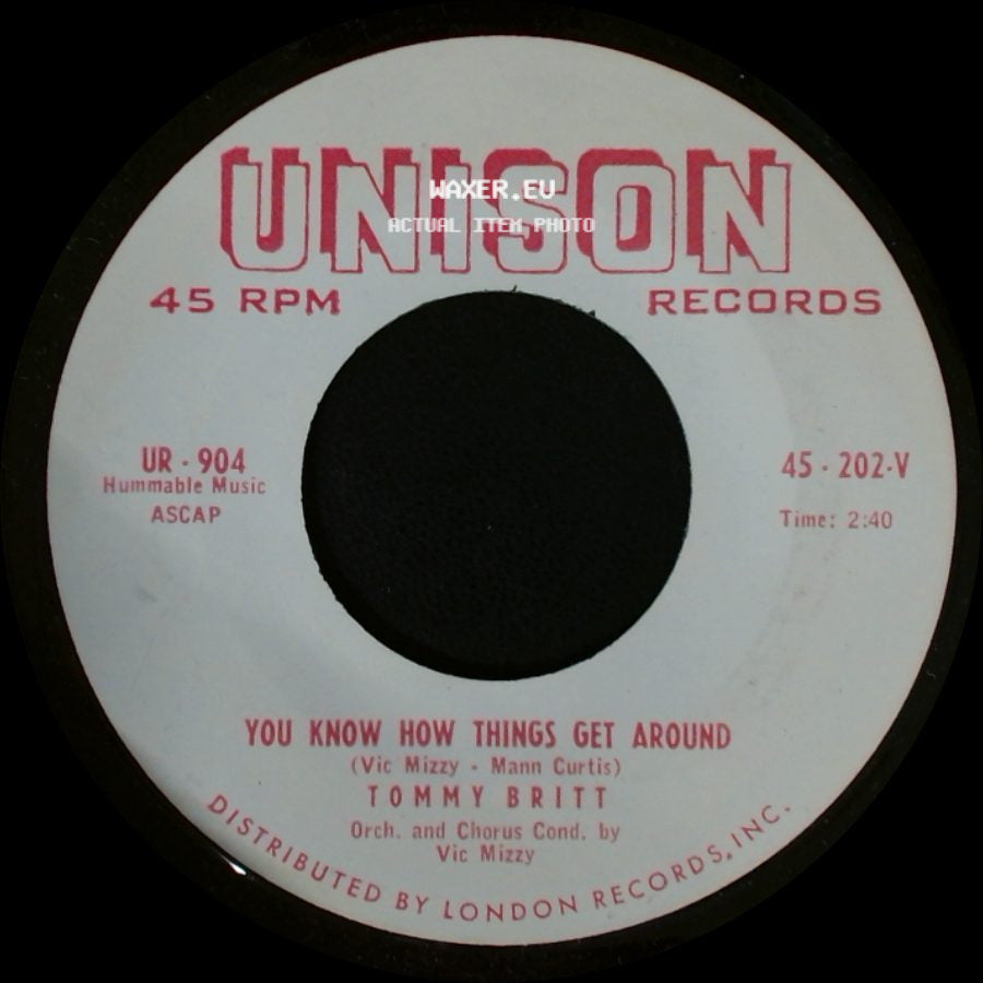 Tommy Britt - You Know How Things Get Around / Girl Crazy Guy side A