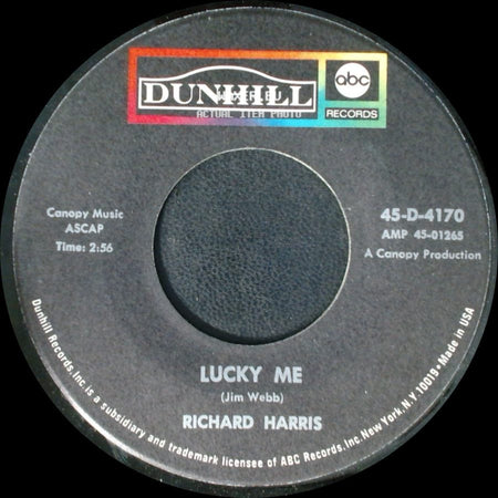 Richard Harris - The Yard Went On Forever / Lucky Me side B