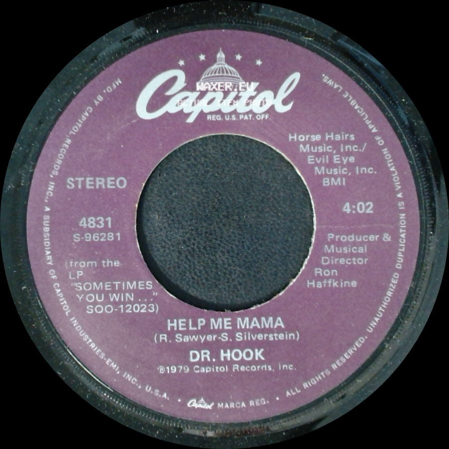 Dr. Hook - Sexy Eyes / Help Me Mama side B