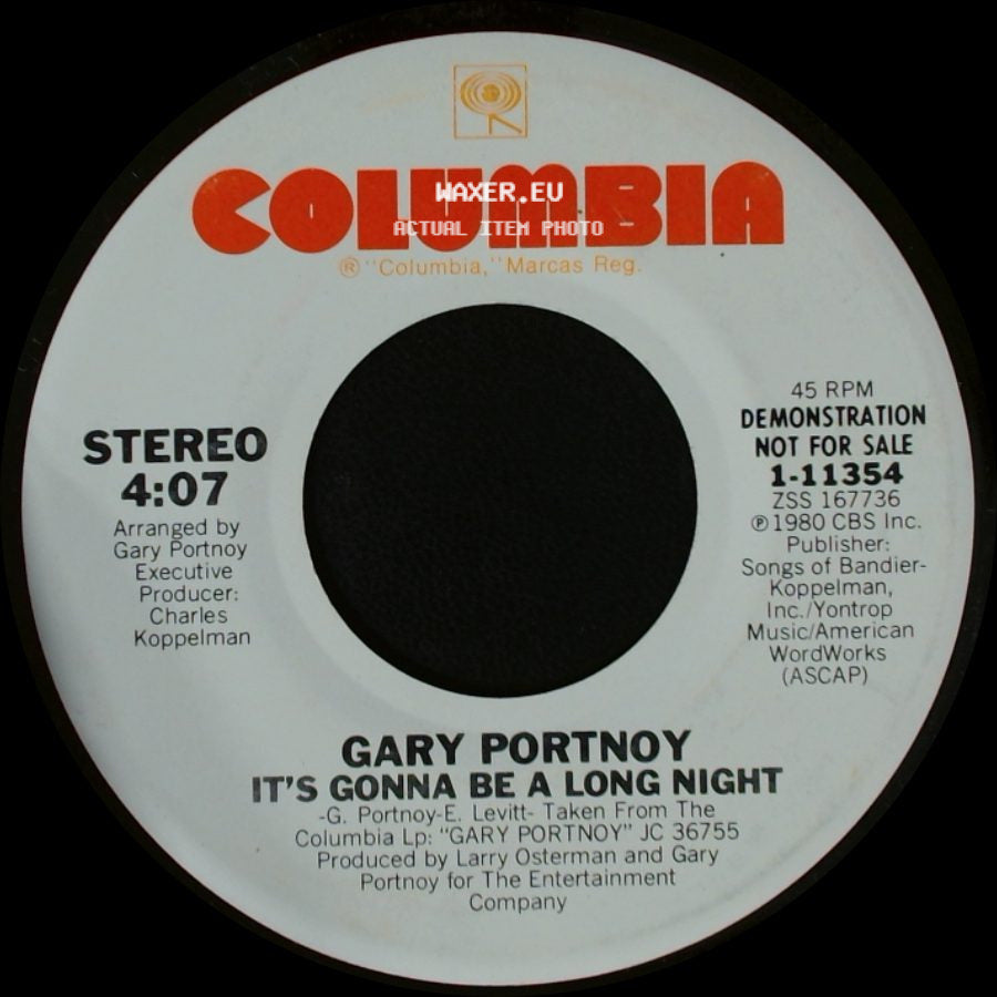 Gary Portnoy - It's Gonna Be A Long Night / It's Gonna Be A Long Night side B