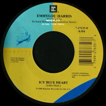 Emmylou Harris - Icy Blue Heart / Heartbreak Hill side A