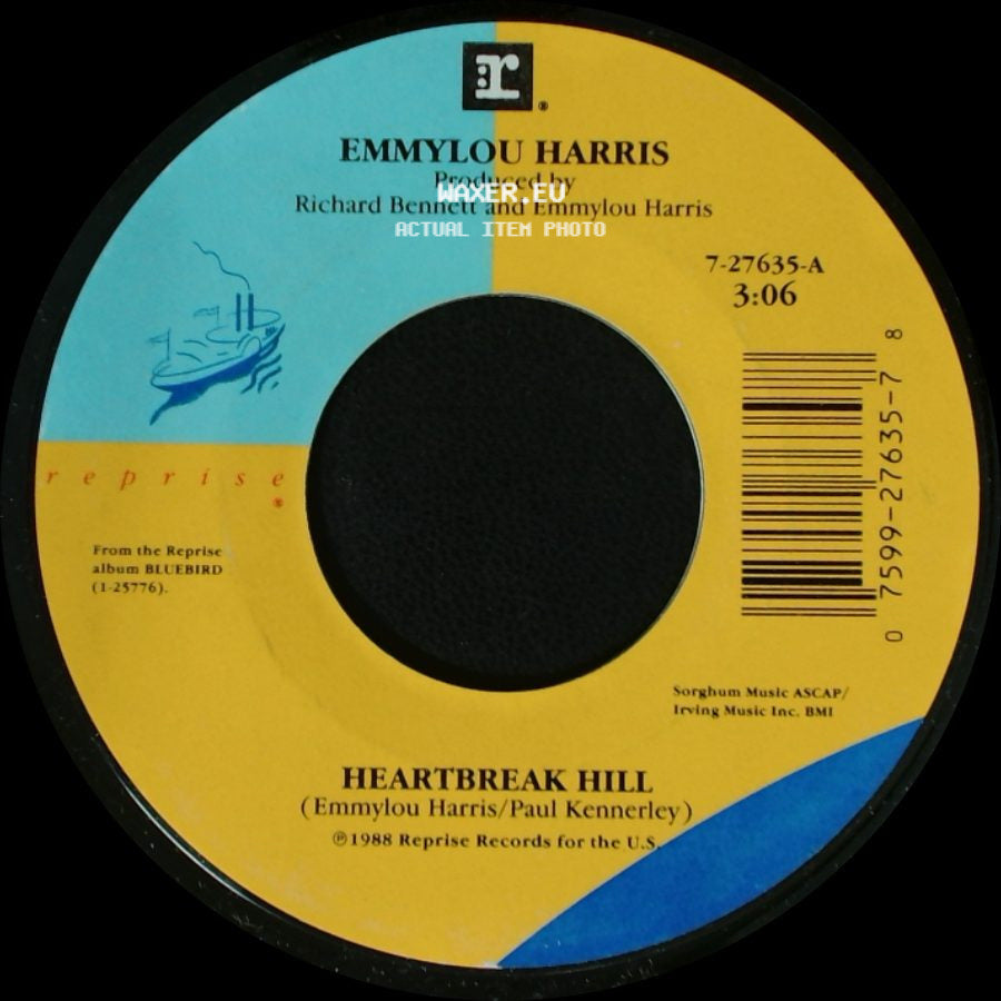 Emmylou Harris - Icy Blue Heart / Heartbreak Hill side B