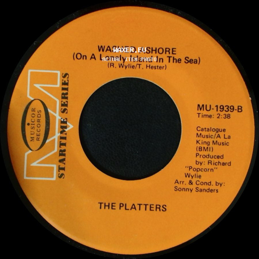 The Platters - With This Ring / Washed Ashore (On A Lonely Island In The Sea) side B