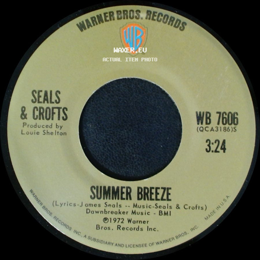 Seals & Crofts - East Of Ginger Trees / Summer Breeze side B