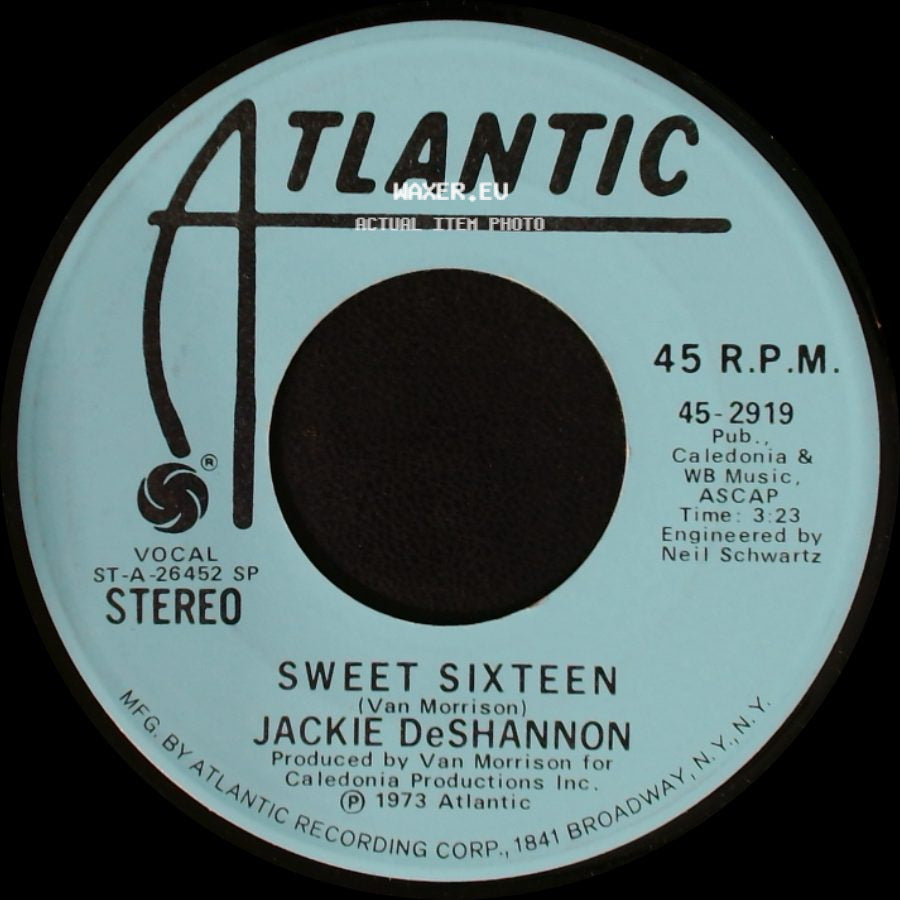 Jackie Deshannon - Sweet Sixteen / Sweet Sixteen side B