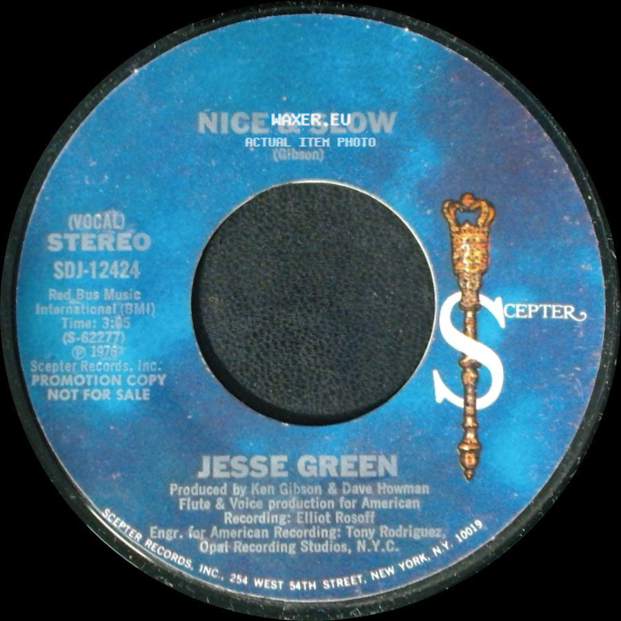 Jesse Green - Nice & Slow / Nice & Slow side A