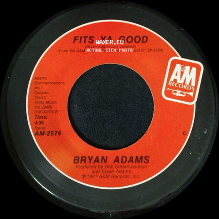 Bryan Adams - This Time / Fits Ya Good side B