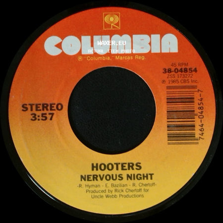 Hooters - All You Zombies (Long) / Nervous Night side B