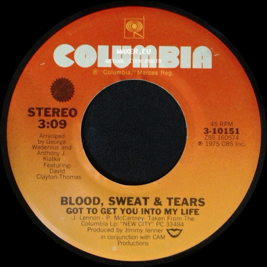 Blood, Sweat & Tears - Naked Man / Got To Get You Into My Life side B
