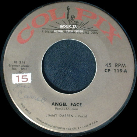 Jimmy Darren - I Don't Wanna Lose Ya / Angel Face side B