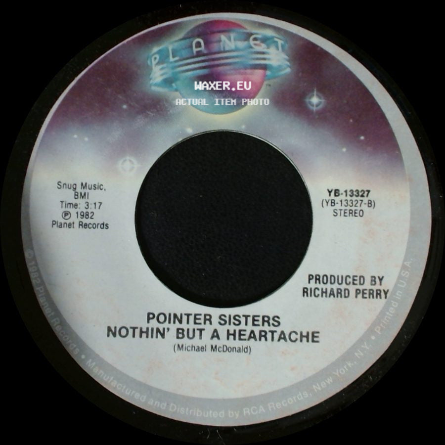 Pointer Sisters - Nothin' But A Heartache / I'm So Excited side A