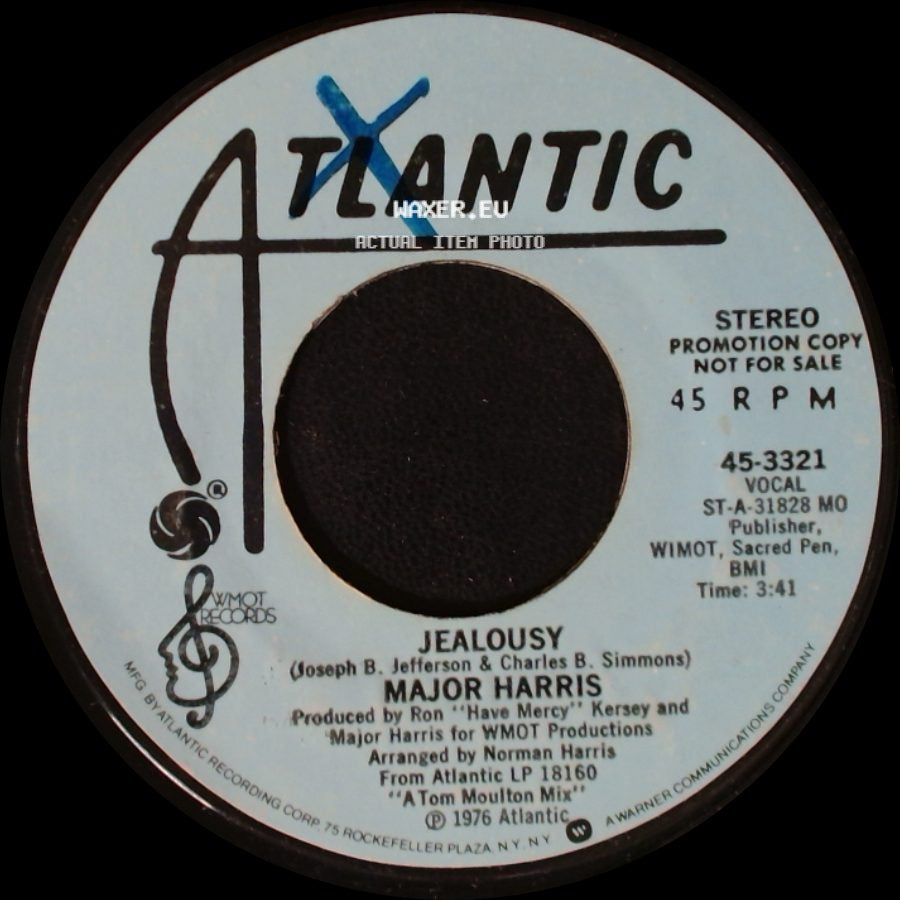 Major Harris - Jealousy / Jealousy side A