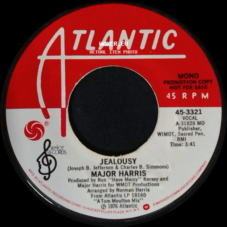 Major Harris - Jealousy / Jealousy side B