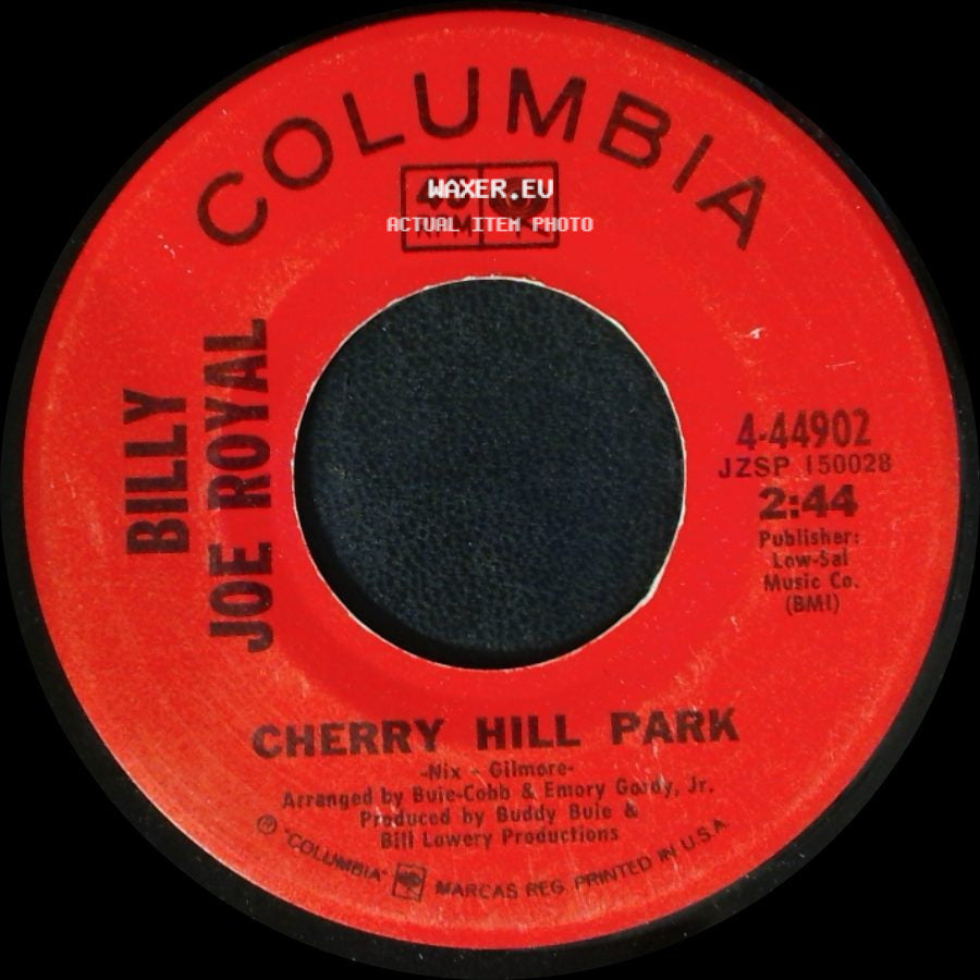 Billy Joe Royal - Helping Hand / Cherry Hill Park side B