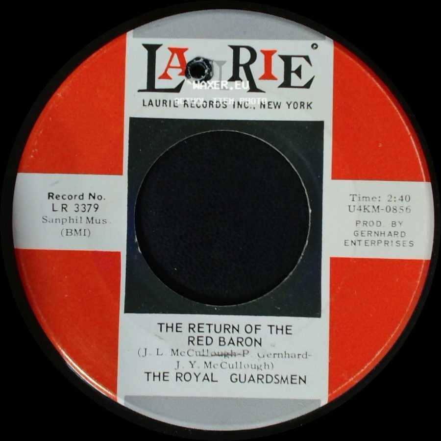 The Royal Guardsmen - The Return Of The Red Baron / Sweetmeats Slide side A