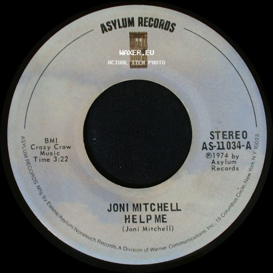 Joni Mitchell - Just Like This Train / Help Me side B